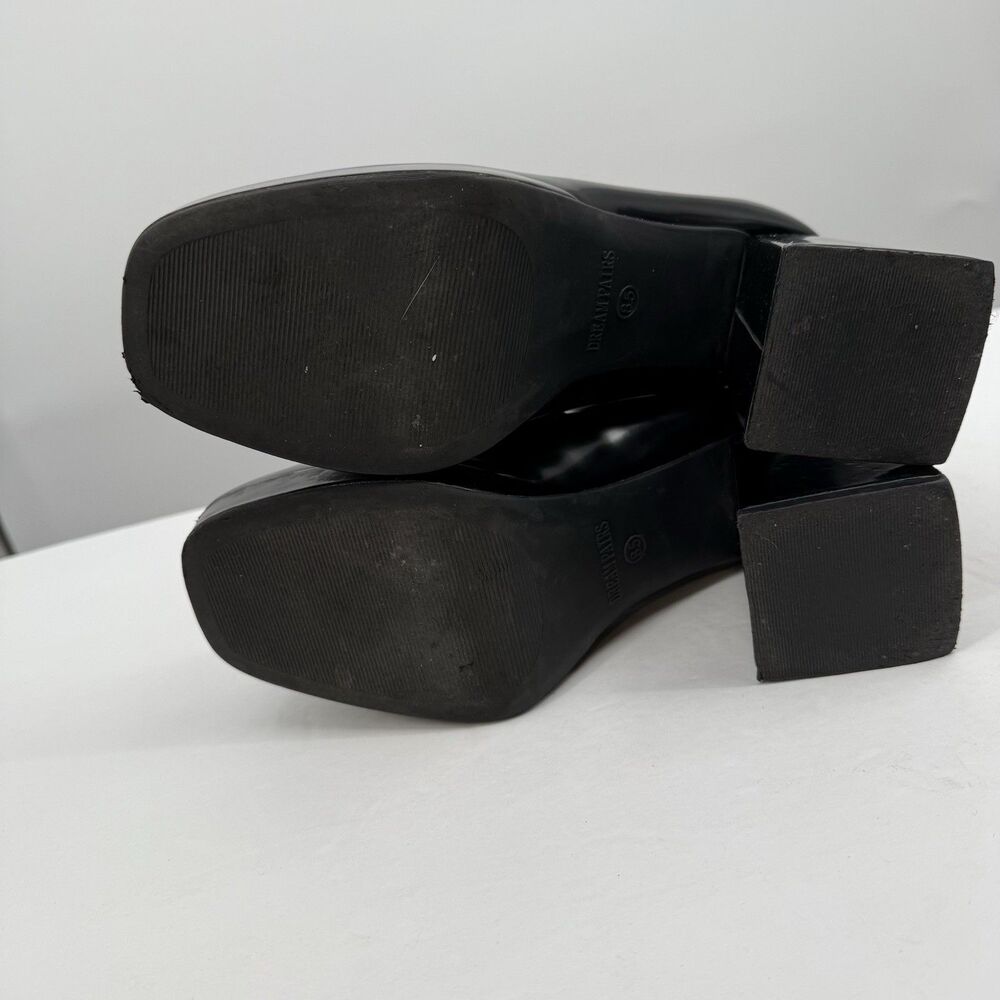 Dream Pairs Black Platform Loafers US 8.5 Chunky  Academia Y2K Style Gothic - Picture 8 of 15